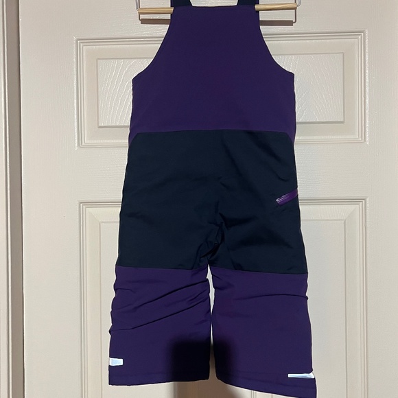 Patagonia Baby Snow Pile Bib Overalls 2T H2No Waterproof Insulated Purple NWOT - Picture 7 of 9